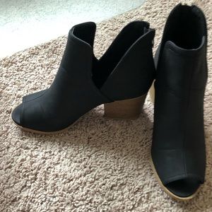 J. Adams Peep Toe Boots